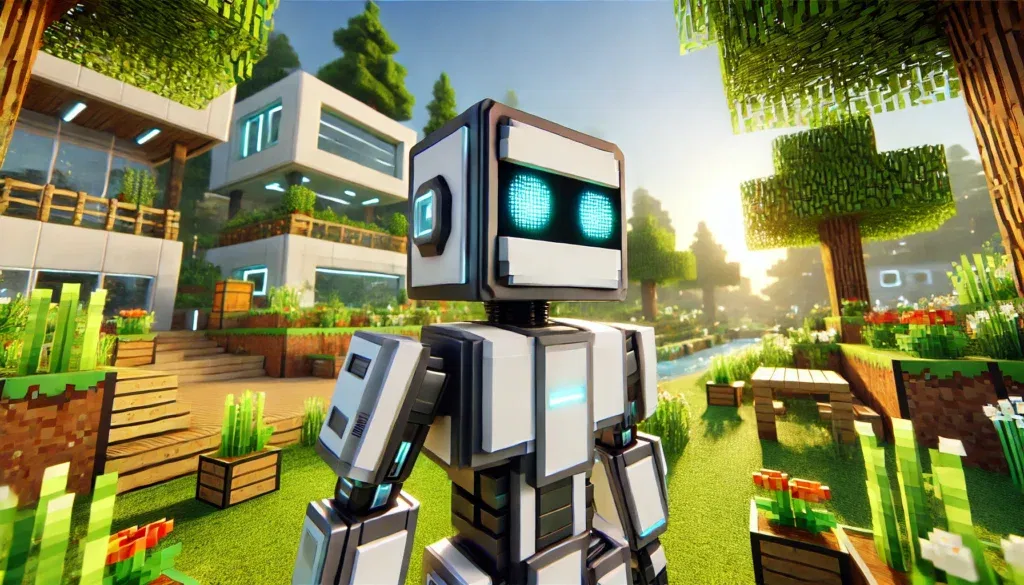 Futuristic Minecraft Robot